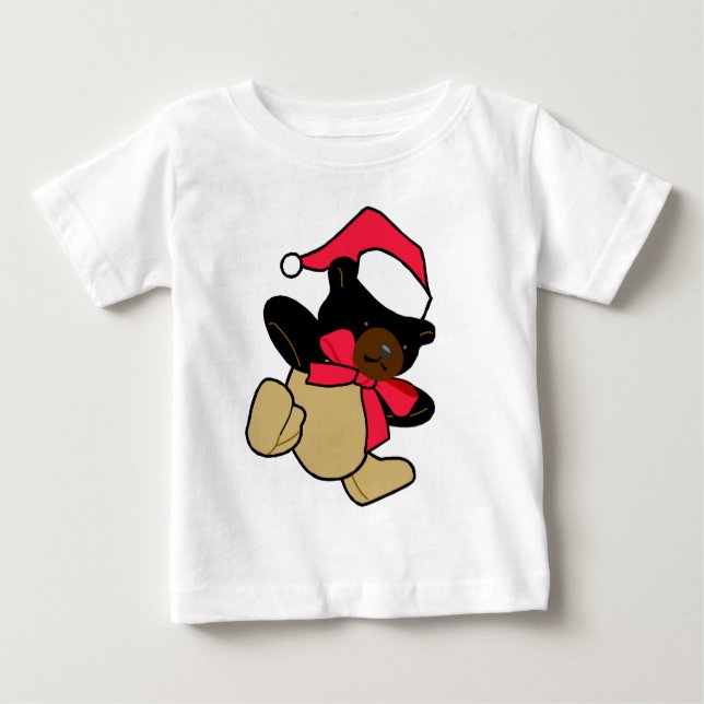 Camisa Do Urso De Natal (Frente)