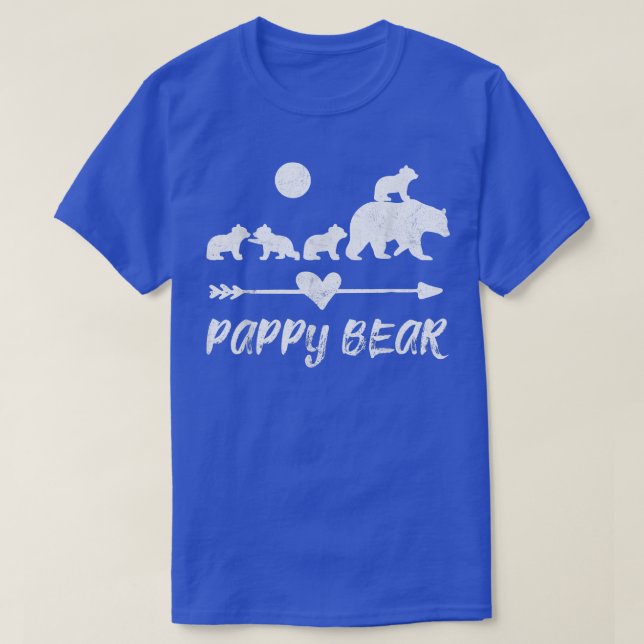 Camisa do Urso de Pappy com Quatro Cubos de Urso C (Frente do Design)