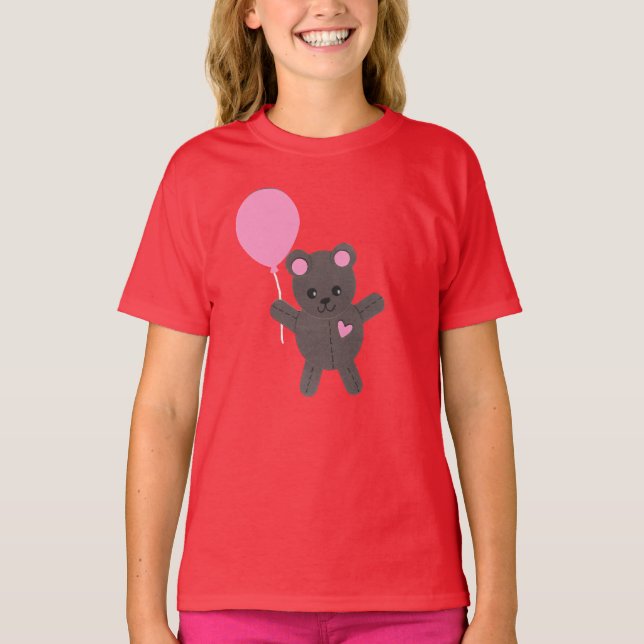 Camisa do urso do aniversário (Frente)