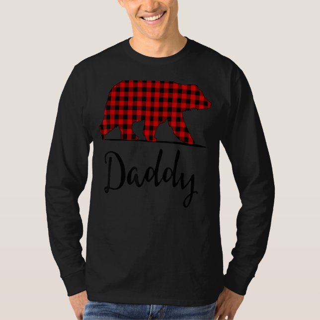 Camisa Do Urso Do Pai Vermelho Correspondente À Fa (Frente)