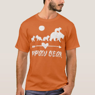 Camisa do Urso Papaw com quatro Cubs de Urso Bonit