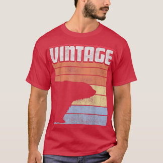 Camisa Do Urso Polar Estilo Retro Homens Vintage M