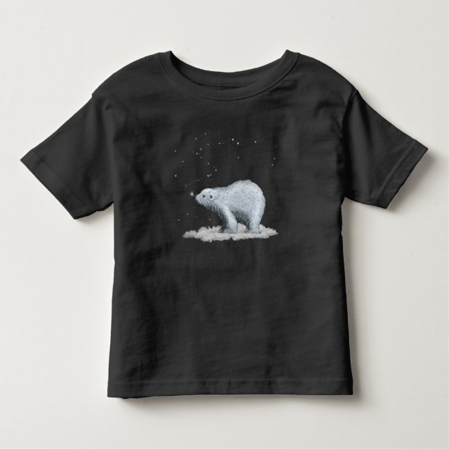 Camisa do Urso Polar Floco de Neve (Frente)