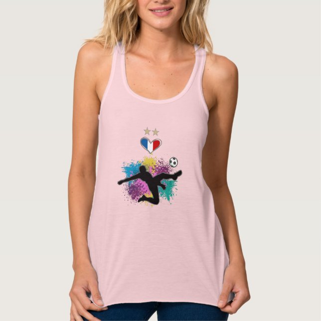 Camisa do Ventilador de Futebol da França com aber (Frente)