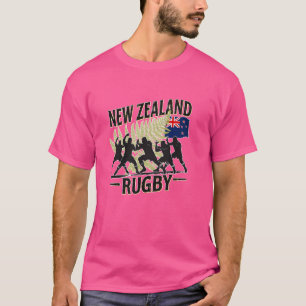Camisa do Ventilador de Rugby da Nova Zelândia Tud