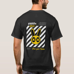 Camisa do ventilador Modo 1980, Streetwear for Men