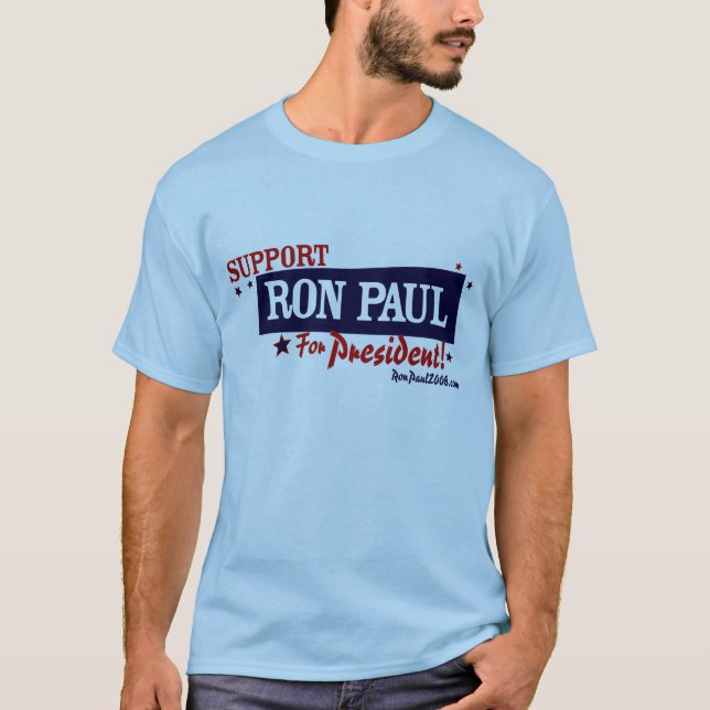 Camisa do vintage de Ron Paul do apoio (Frente)