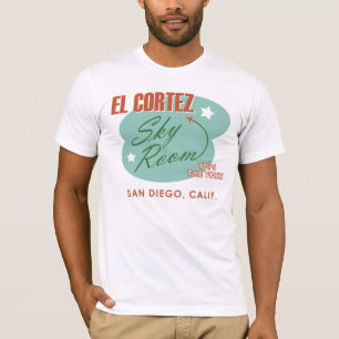 Camisa do Vintage-estilo do EL Cortez San Diego