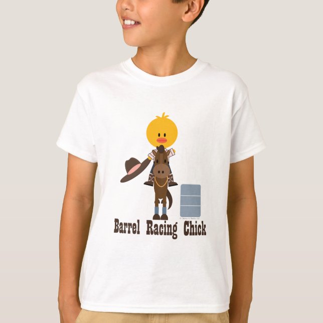 Camisa Doce Para Pintinhos De Corrida De Barrel (Frente)