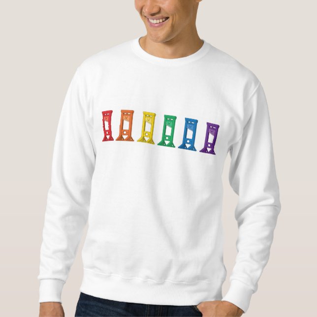 Camisa Doçulmana Kawaii Rainbow Guillotine Pride (Frente)