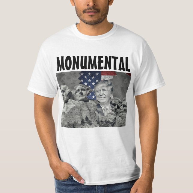 CAMISA DONALD TRUMP MOUNT RUSHMORE 2024 (Frente)