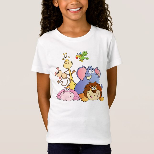 Camisa dos amigos da selva (Frente)