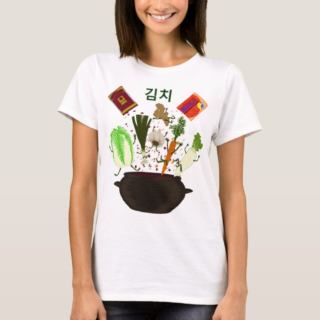 Camisa dos amigos T de Kimchi (Frente)