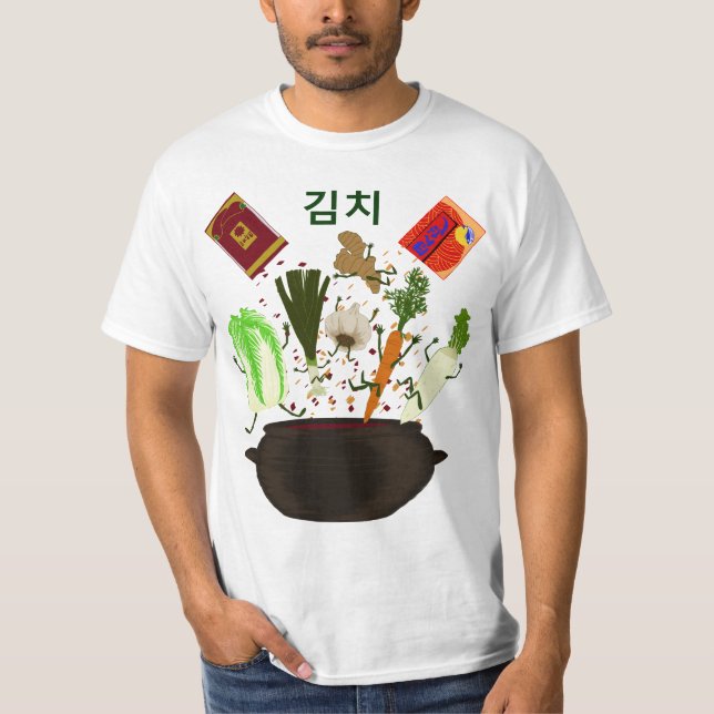 Camisa dos amigos T de Kimchi (Frente)
