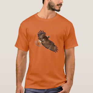 Camisa dos animais selvagens do falcão da