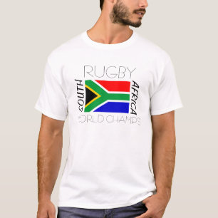 Camisa dos campeões do mundo do rugby de África 