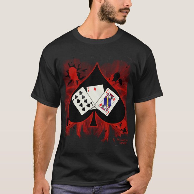 Camisa dos cartões de jogo dos grafites (Frente)