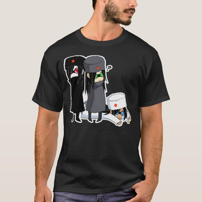 Camisa dos Commies de Chibi (Frente)