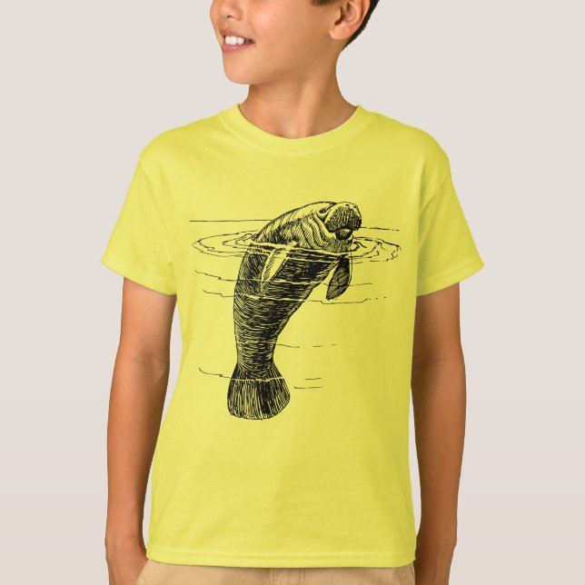 Camisa dos garotos de peixe (Frente)