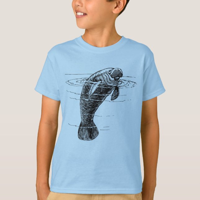 Camisa dos garotos de peixe (Frente)