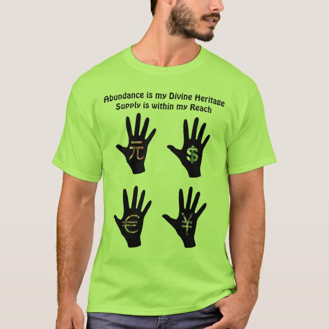 Camisa dos homens da abundância (Frente)
