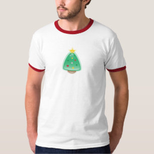 Camisa dos homens da árvore de Squee do Natal de