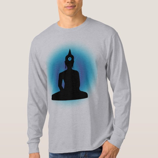 camisa dos homens da meditação (Frente)