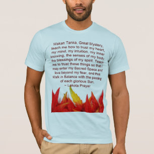camisa dos homens da oração do lakota