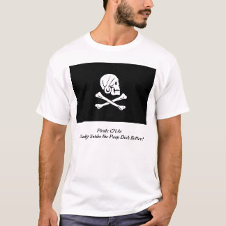 Camisa dos homens de CNAs do pirata