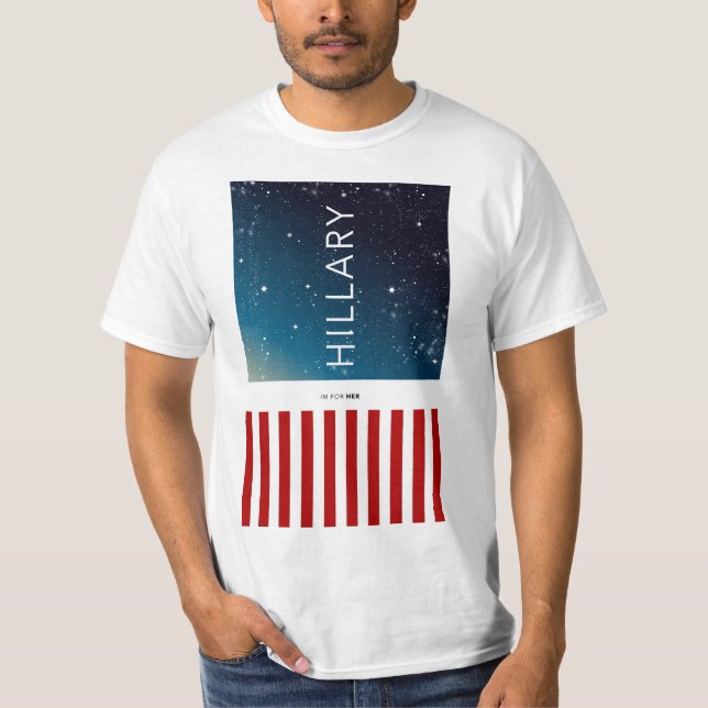 Camisa dos homens de Hillary Clinton (Frente)