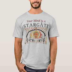 camisa dos homens do stargate da mente