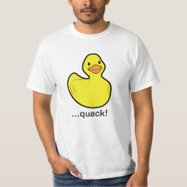 Camisa dos homens T com design de borracha do pato