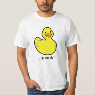 Camisa dos homens T com design de borracha do pato