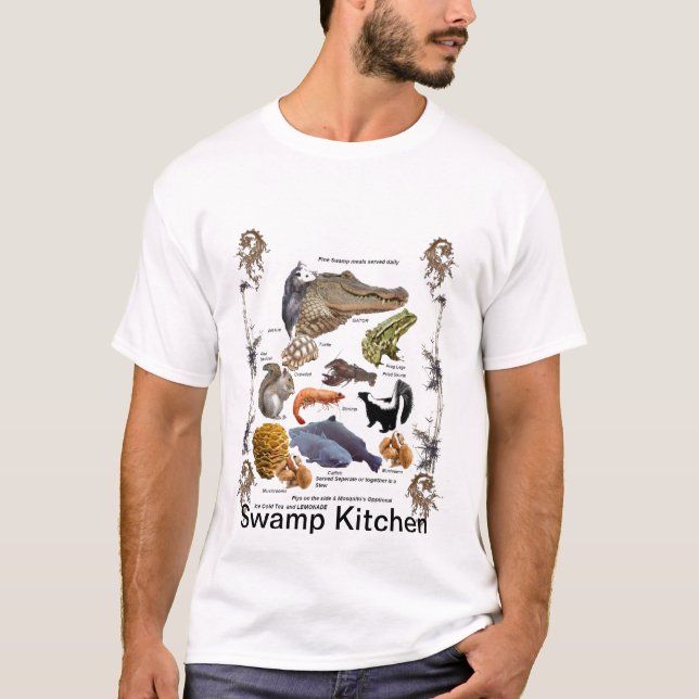 Camisa dos ingredientes da cozinha do pântano (Frente)