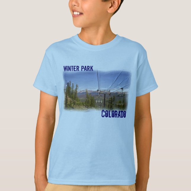 Camisa dos meninos do inverno Park (Frente)
