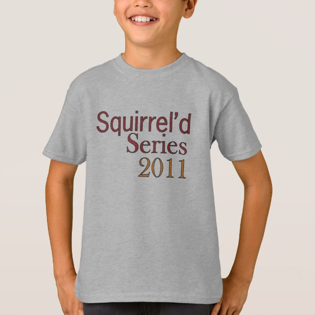 Camisa dos miúdos da série 2011 de Squirrel'd (Frente)