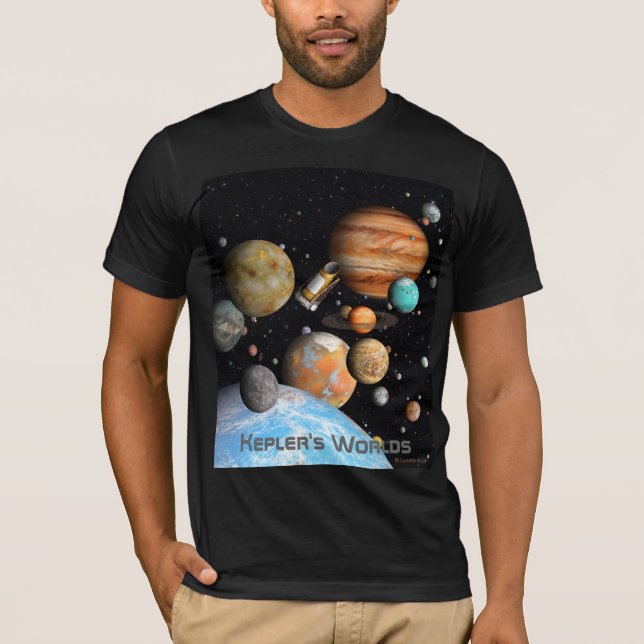 Camisa dos mundos de Kepler (Frente)