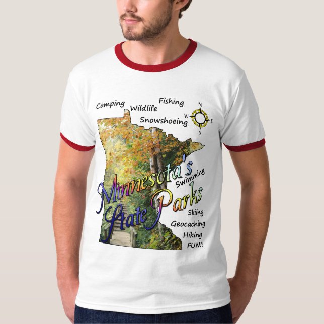 Camisa dos parques estaduais de Minnesota (Frente)