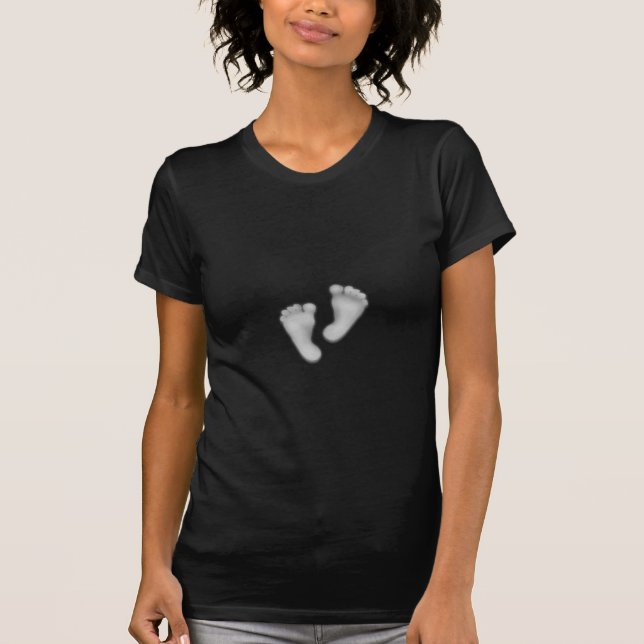 Camisa dos pés do bebê (Frente)