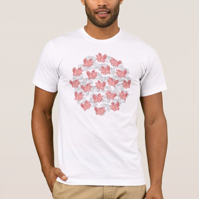 Camisa dos porcos voadores - escolha o estilo (Frente)