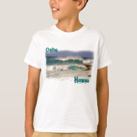Camisa dos rapazes do Havaí Oahu