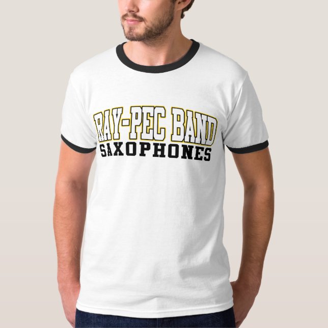 Camisa dos saxofones da banda Raio-CPE (Frente)
