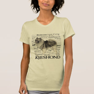 Camisa dos traços do Keeshond