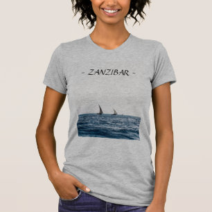 Camisa dos veleiros T de ZANZIBAR (mulheres)