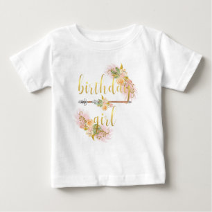 Camisa dourada chique do branco da menina do