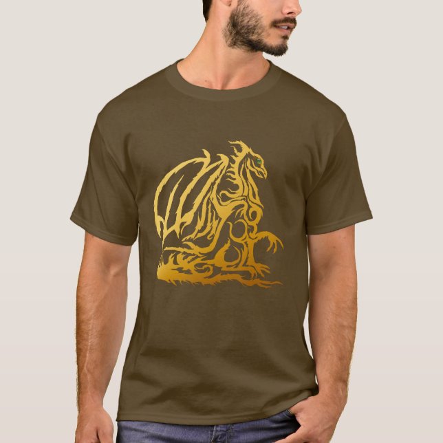 Camisa Dourado do dragão (Frente)