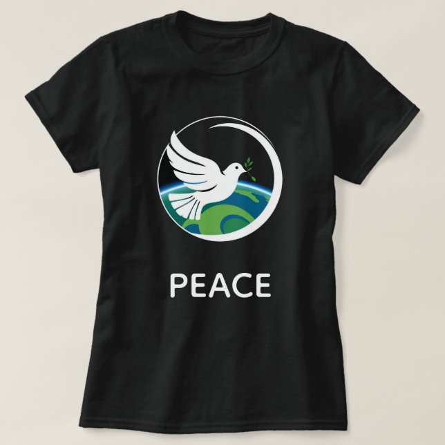 CAMISA DOVE OF PEACE (Frente do Design)