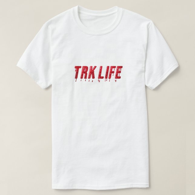 CAMISA DRIPPY T.R.K LOGO VERMELHO (Frente do Design)