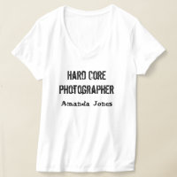Camisa dura com sua mensagem personalizada