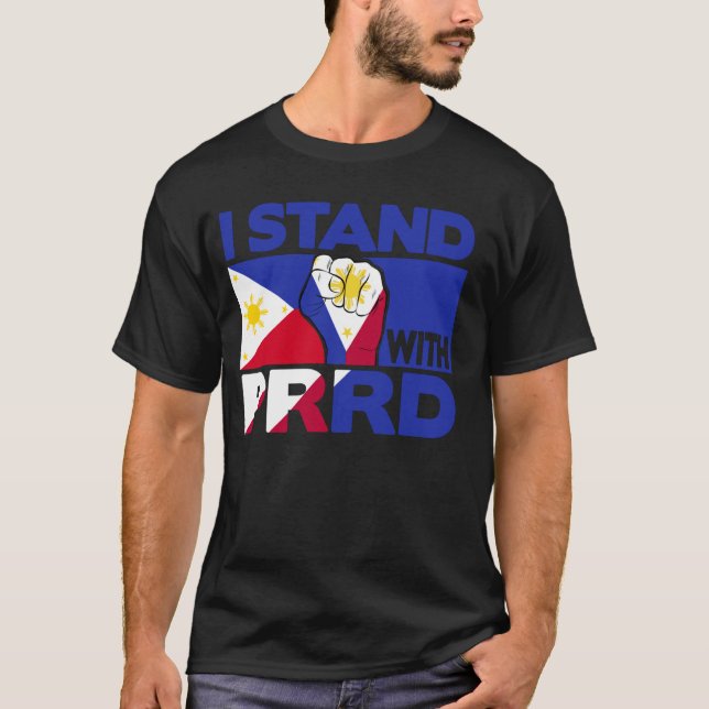 Camisa Duterte Eu Apoio PRRD Grátis Digong Filipin (Frente)